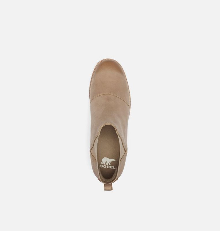 Sorel Dam Stövlar Brun - Cate™ Chelsea Mid - BVC-521734